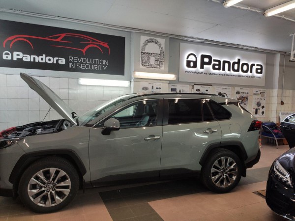 Toyota RAV-4 2019 установка Pandora DXL 4970